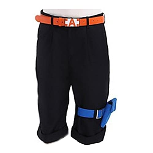 GWOKDAN Anime Portgas D Ace Cosplay Costume Ace Coat Breeches Shorts with Hat Halloween Outfits For Men With Hat - Large - Black