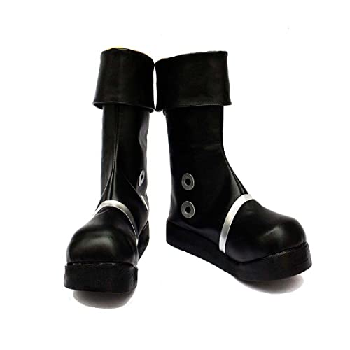 Portgas D. Ace Fire Fist Ace Shoes Boots Cosplay Boots Customizable Size - 9.5 - Male