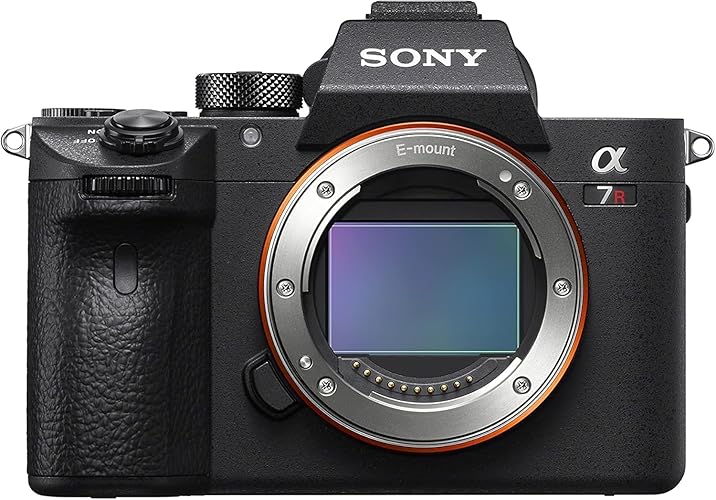 Sony Alpha 7R IV Full Frame Mirrorless Interchangeable Lens Camera w/High Resolution 61MP Sensor, up to 10FPS with Continuous AF/AE Tracking - Body Only - New Version - a7R IV