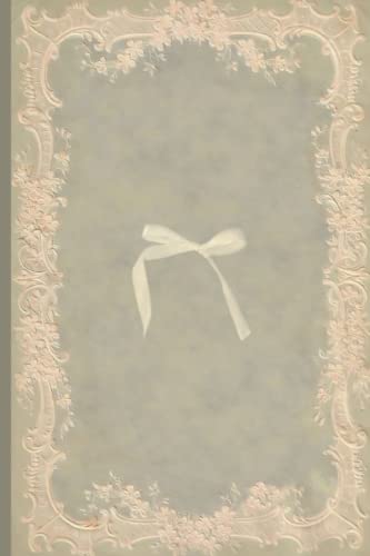 Aesthetic Vintage Lined Journal: Cottagecore, Coquette Notebook For Women / Teens / Students, 6"x9", Lined Cream Pages