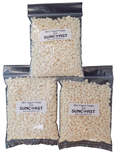 Mini Yogurt Drops 8 oz. 3 pack (1.5 pounds total) sugar glider treats