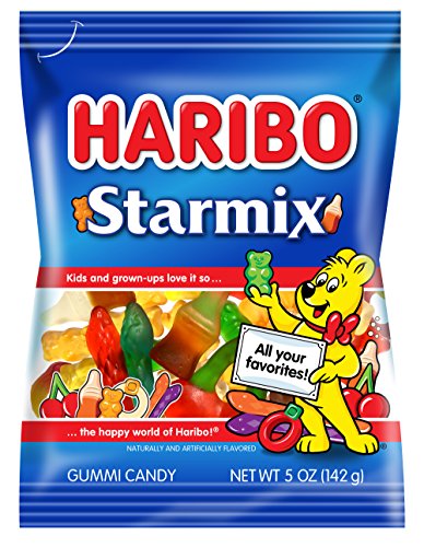 HARIBO Gummi Candy, Starmix, 5 oz. Bag (Pack of 12) - Starmix