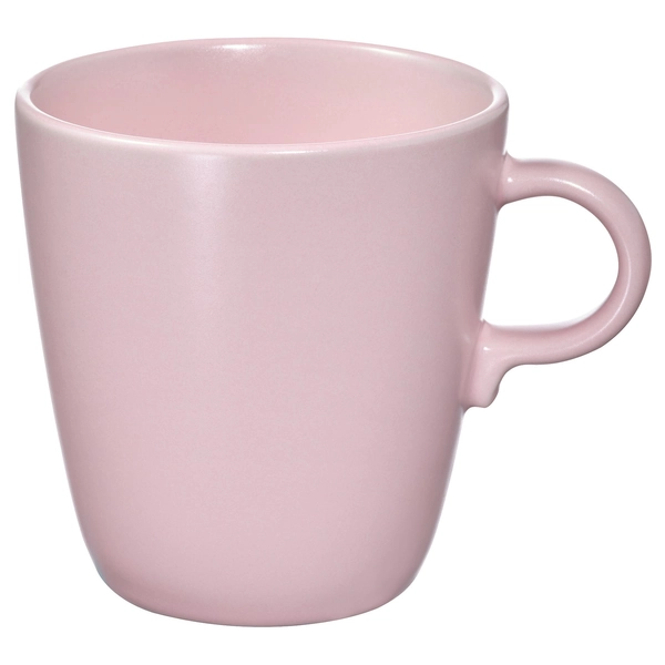 FÄRGKLAR Mug - matt light pink 37 cl