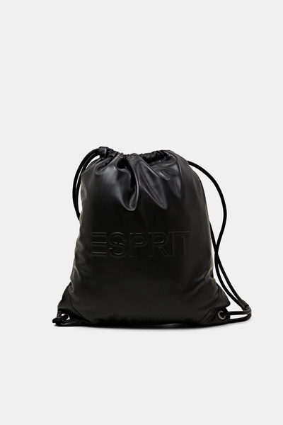 Leather Logo Drawstring Backpack at our Online Shop | Esprit