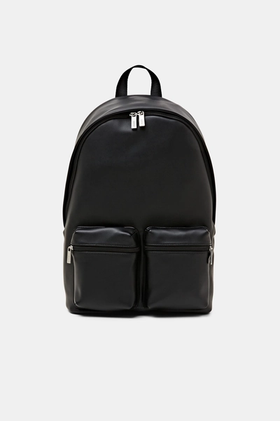Vegan Leather Zip Pouch Backpack at our Online Shop | Esprit