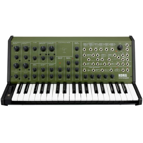 Korg MS-20 FS Monophonic Analog Synthesizer, 2 Oscillators, 37 Mini-Keys, Green (Open Box)