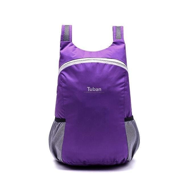 Foldable Waterproof Backpack by BuzzPresents - Purple