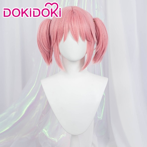 DokiDoki Anime Puella Magi Madoka Magica Cosplay Kaname Madoka Wig / Headwear Cute Halloween | Wig only-PRESALE