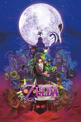 Pyramid America The Legend Of Zelda Majoras Mask Nintendo Fantasy Video Game Cool Wall Decor Art Print Poster 60x90 - Wood