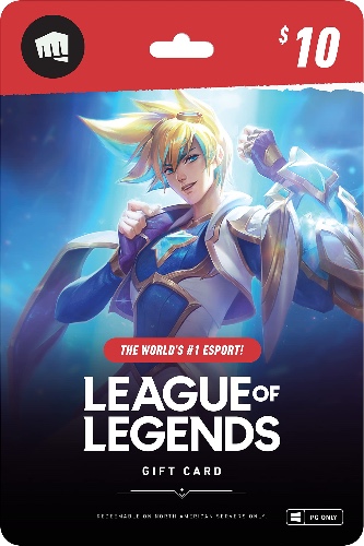League of Legends $10 Gift Card - NA Server Only [Online Game Code] - 10