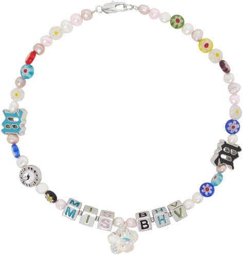 Multicolor Flower Beaded Choker