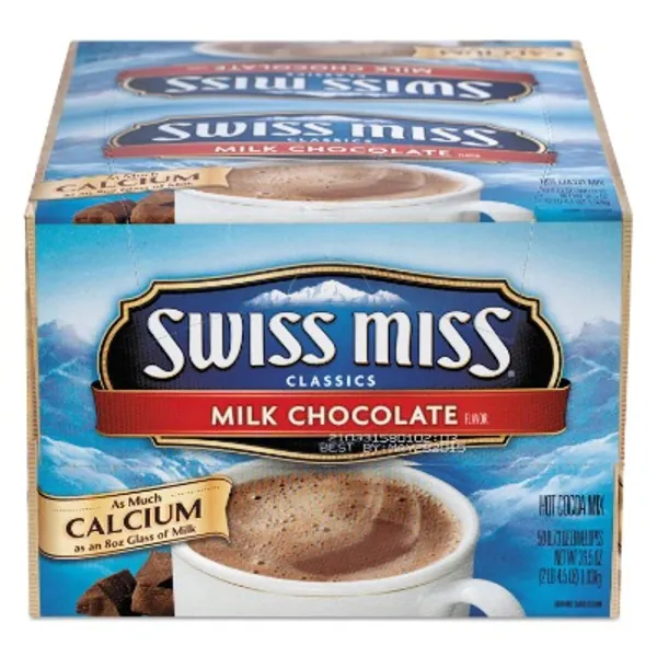 Swiss Miss Hot Cocoa Mix, Regular, 50 Packets/Box - One Box of 50 envelopes Each.