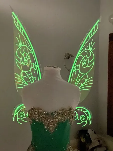 Glow-In-The-Dark Tinkerbell Inspired Fairy Wings / Fairy Wings similar to Tinker Bell / Fairy Wings Adult / Glow In The Dark Wings /
