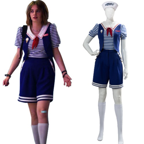 Stranger Things "Scoops Ahoy" Robin Cosplay - size M