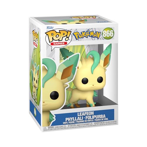 Funko POP! Leafeon - Collectable Vinyl Figure - Gift Idea - Official Merchandise - Toys for Kids & Adults - Video Games Fans - Model Figure for Collectors and Display