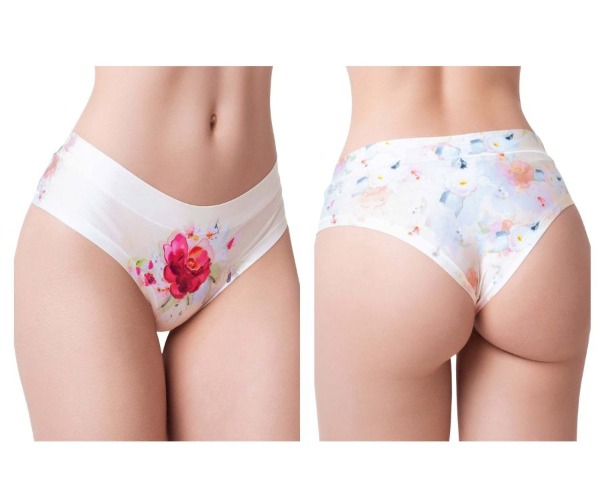 Mememe FPR-1 FLOWER POWER Panty Color Rose - L / Rose
