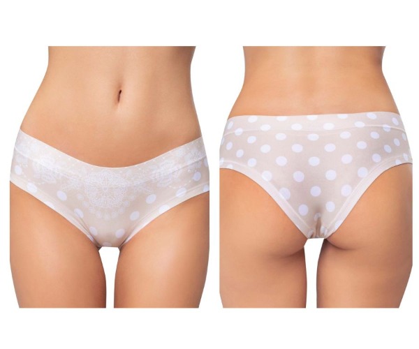 Mememe PDC-1 POLKA DOT Panty Color Chamomile - L / Chamomile