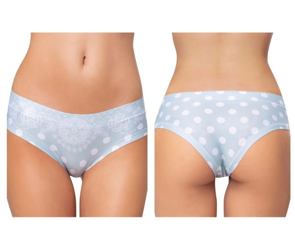 Mememe PDG-1 POLKA DOT Panty Color Gossamer Green - L / Gossamer Green