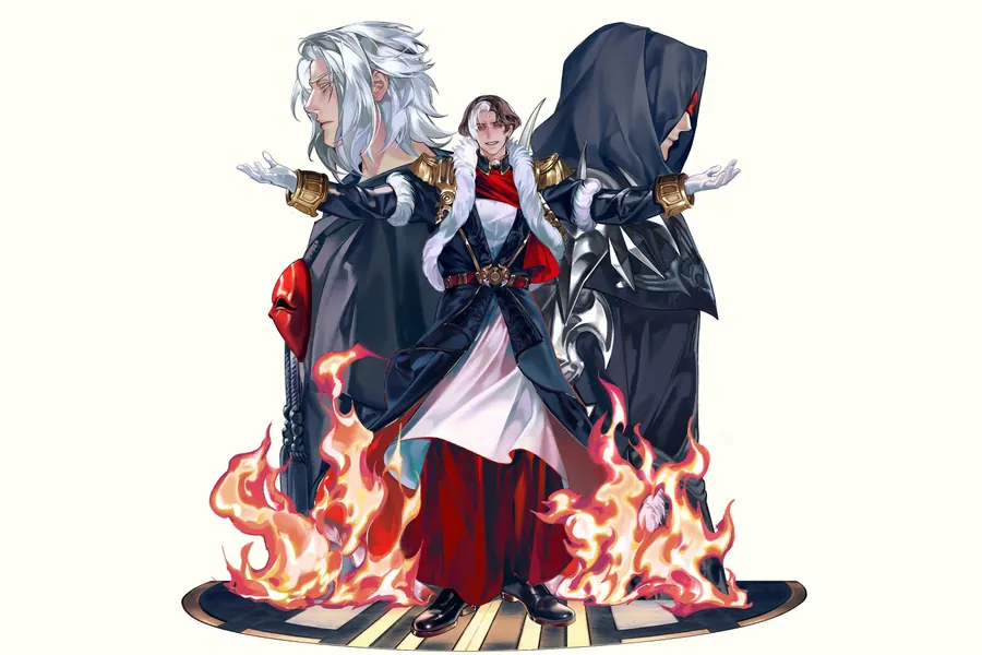 FFXIV Emet-Selch Acrylic Standee - 8 Inches tall and multi layered premium display collectible