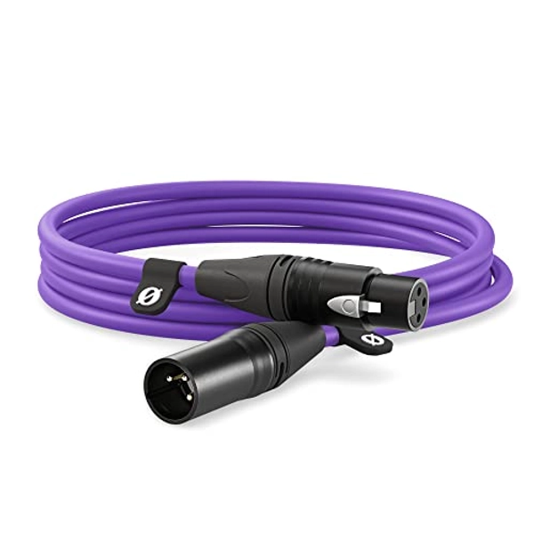 RØDE XLR-3 Premium XLR Cable (3m, Purple)
