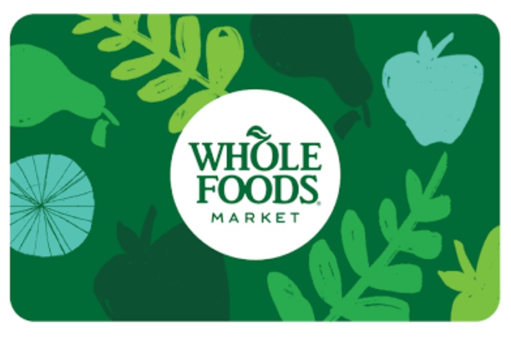 Whole Foods Gift Card