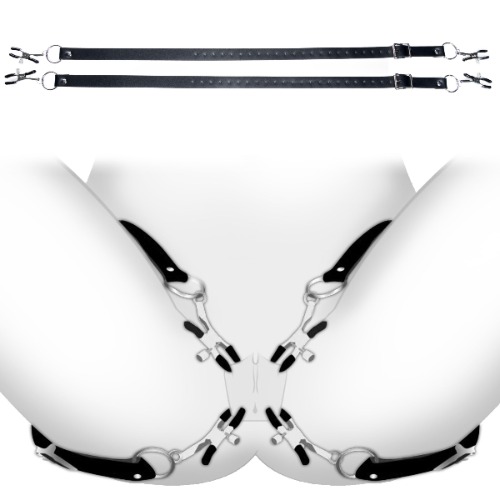 Spread Labia Spreader Straps With Clamps