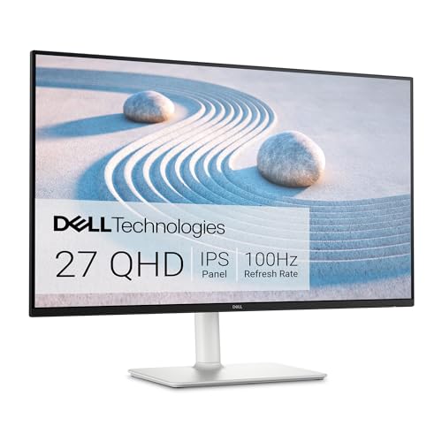 Dell 27 Inch S2725DS Monitor | QHD (2560x2440) | 100Hz | 1500:1 | TÜV Rheinland Eye comfort 4 Star | Ash White - 27 Inches - S2725DS - HDMI