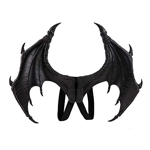 Himine Dragon Wings Props Cosplay Wings - Black