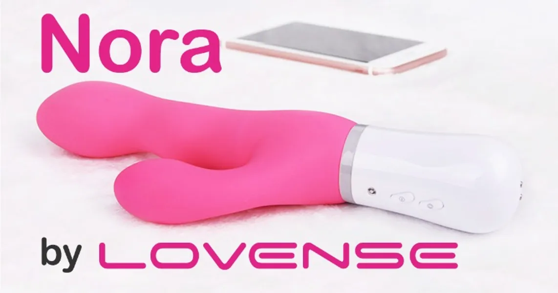 Nora by Lovense. Bluetooth remote control long-distance rabbit vibrator