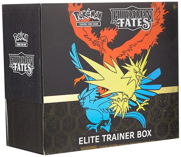 Pokémon POK80473 TCG: Hidden Fates Elite Trainer Box, Mixed Colours