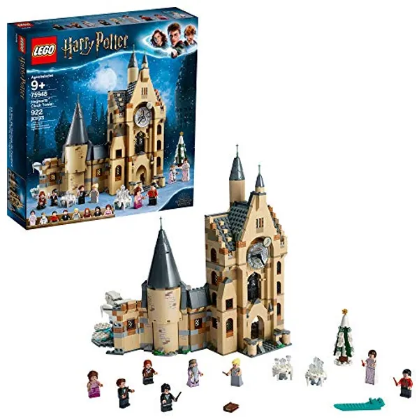 LEGO Harry Potter Hogwarts Clock Tower 75948 Build and Play Tower Set with Harry Potter Minifigures, Popular Harry Potter Gift and Playset with Ron Weasley, Hermione Granger and More (922 Pieces)