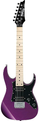 Ibanez 6 String Solid-Body Electric Guitar, Right, Metallic Purple (GRGM21MMPL) - Metallic Purple