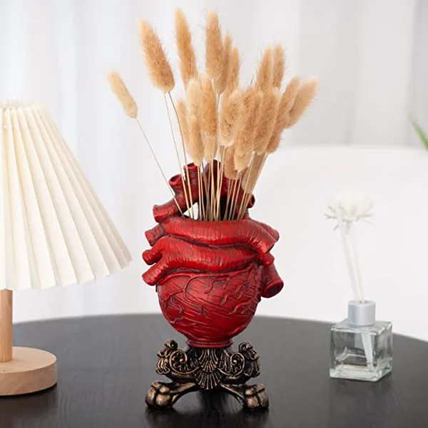 Anatomical Heart Shape Flower Vase