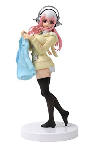 SoniComi (Super Sonico) - Sonico - Seikatsu Micchaku Shuzai Special Figure - Clothes Changing Time Ver. - Pre Owned