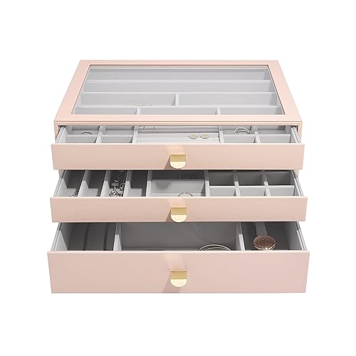 Stackers Blush - Joyero (3 cajones) - Rosa