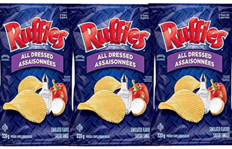 Ruffles All Dressed Potato Chips (3-Pack)