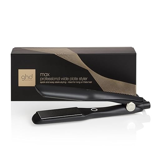 ghd Max Breitplatten-Haarglätter & Styler in Schwarz - Größere Platten für schnelles Styling, mehr Glanz, Frizz-frei - Für langes, dickes oder lockiges Haar