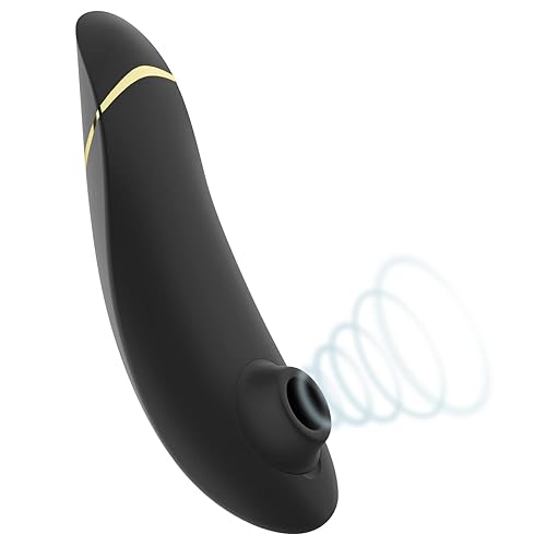 Womanizer Premium 2, As seen in Katy Perry’s Music Video - Clitoral Sucking Toy with Autopilot and Smart Silence - Waterproof Clit Stimulator with 14 Suction Speeds - Vibrating Adult Sex Toy - Black - Black