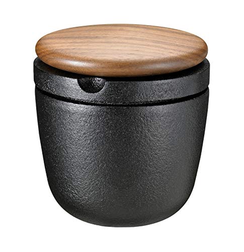 Skeppshult Cast Iron and Walnut "Swing" Pepper Mill, Regular Size