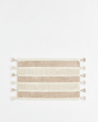 Bath Mat Camden Stripe  - Pumice
