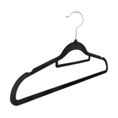 Flocked Hangers - Pack of 30