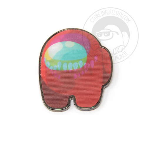 Among Us: Lenticular Impostor Pin - Red by Noble Demons