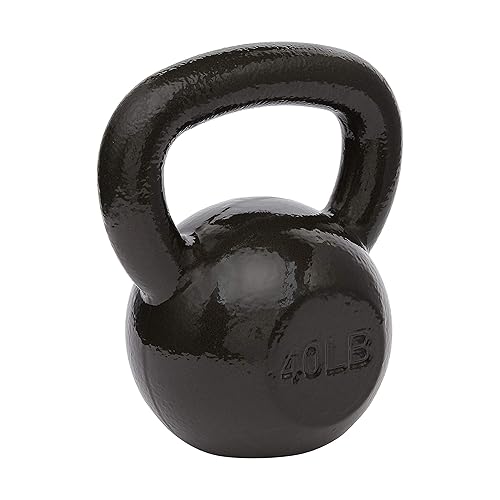 Amazon Basics Cast Iron Kettlebell - 40 Pounds