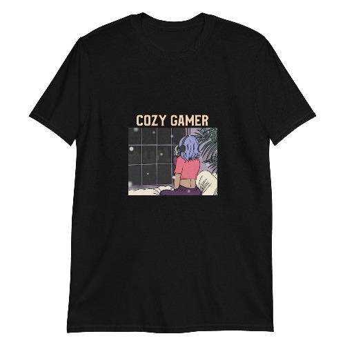 'Cozy Gamer' Gaming Kawaii Short-Sleeve Unisex T-Shirt - L