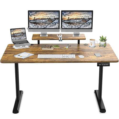 Home Office Electrically Adjustable Desk 