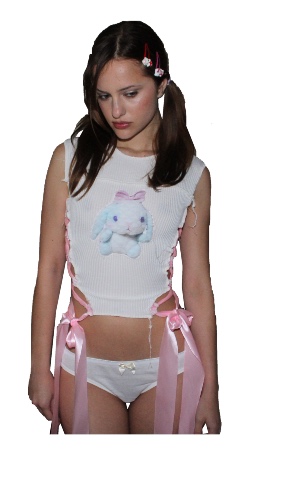 sickokittens - little blue rice top --୨୧-- | xs