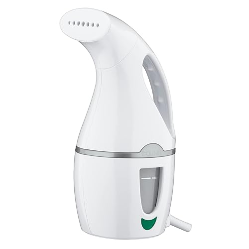 Conair Handheld Travel Garment Steamer for Clothes, CompleteSteam 1100W, For Home, Office and Travel, White - All White - All White