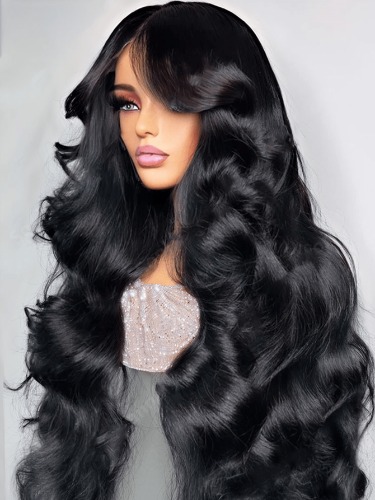 42 Inch Body Wave Lace Front Wigs Human Hair 250 Density 13x4 HD Transparent Lace Frontal Wigs Human Hair Pre-Plucked With Baby Hair Glueless Wigs Human Hair For Women