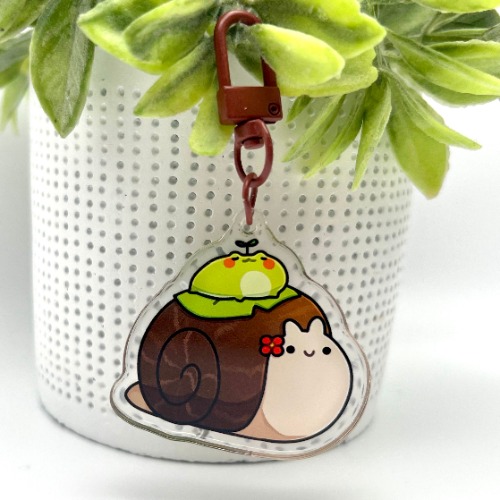 Snail frog keychain - B Grade