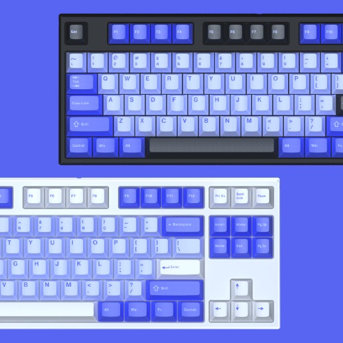 Discord TKL Mechanical Keyboard | Dark Theme - Gateron Reds (Linear)